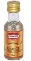 Preema Lot de 2 flacons d'essence aromatisante alimentaire Halal 13 saveurs différentes Saveur orange 2 x 28 ml
