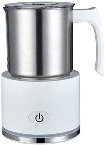NOOFIE Milk Frother Electric Milk Steamer Coffee Frother Variable Temperature Milk Frother Stainless Steel Milk Chocolate Steamer Automatic Hot/Cold with Detachable Milk Jug 109