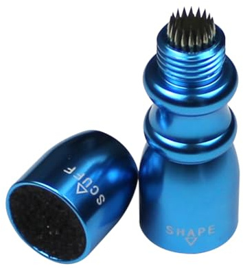 PolyMath 2 in 1 Cue Tip Pricker Steek 3 in 1 Pool Cue Tip Tool 5 in 1 Cue Tip Reparatur Snooker Zubehör für Billard Cue Tip Tool Reparatur Billard Zubehör Werkzeug Geschenke-Shaper Scuffer Belüfter