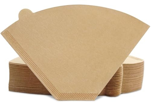 SURALIN 80 Pezzi Sacchetti Filtro per Caffè, Filtri Caffe Americano In Carta da Filtro per Caffè Sacchetti per Filtro A Mano Filtri per Caffè Conici usa e Getta Non Sbiancati