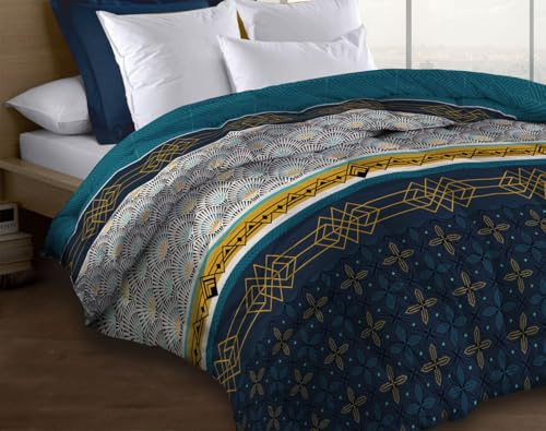 Couette Microfibre 220x240 - Imprimée Double-Face - 550 grs/m2 - Biarritz