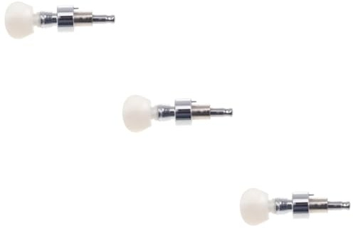 BESTonZON 3 Stk Banjo-knopf Banjo-mechaniken Robuster -tuner Halbgeschlossene -mechanik -tuner-knöpfe -tuning-versorgung -heringe -stimmmaschinen Weiß