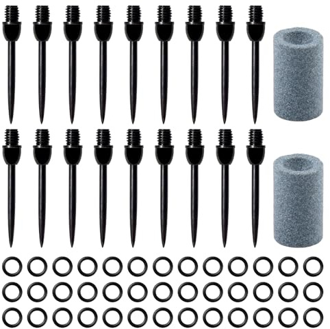 SJUNJIE Steeldart Spitzen Set Dart Point Dartspitzen Steel Dauerhaft Dartpfeile Metallspitze