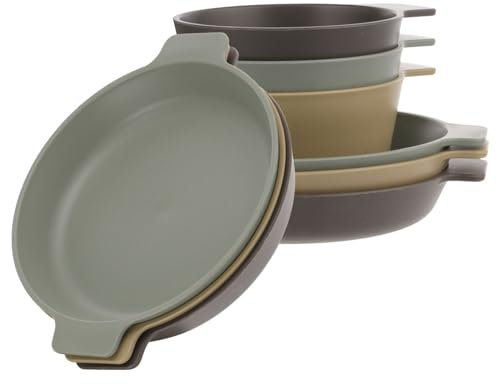 Hemobllo Vaisselle Plastique Réutilisables Assiettes Extérieur Kit De Vaisselle De Pique- De Camping Assiettes Pour Barbecue