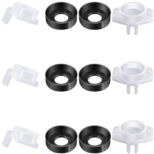 Bathtubs Spouts Diverter Repair Set Leakproof Fix Replacement Parts Portable Accessory for Shower Faucet Use 6pcs Bathtubs Spouts Diverter Repair Set
