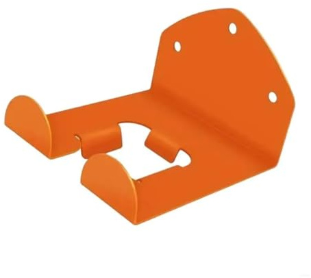 Zeuan Weed Eater Hanger 3 Pcs Wall-Mounted Hook Storage Rack, Suitable for Electric Tools Such As Trimmers and Lawn Mowers. for Lawn mowers, Leaf blowers(Orange)