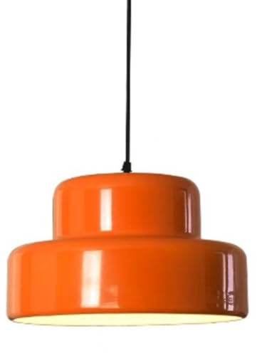 STVDEDG Lámpara Colgante Nórdica Naranja Lámparas De Araña Industriales Con Pantalla Vintage Lámparas Colgantes De Metal Ajustables De 1 Luz Para Mesa Aparato De Iluminación Ambiental Para Dormitorio