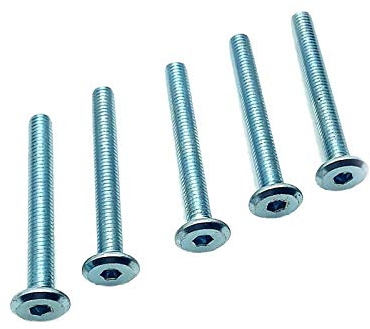 20pcs M6x50mm Furniture SHCS Flat Round Socket Head Cap Screws Allen Bolt