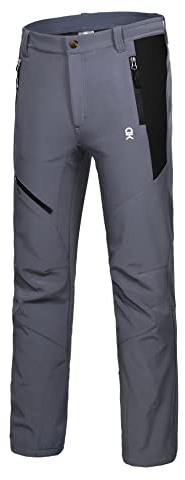 Little Donkey Andy Herren Winter Wanderhose Skihose Trekkinghose Snowboardhose, Softshell-Hose, Fleecegefüttert und wasserabweisend