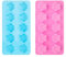 2 Pack Paw Silicone Molds, 10 Cavity Chocolate Paw Mould Dog Silicone Mould Reusable Puppy Cat Paw Ice Cube Moulds DIY Baking Tools for Pudding Cupcakes Jelly Candy Soap