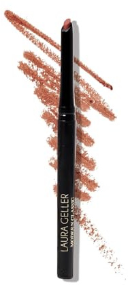 LAURA GELLER NEW YORK Modern Classic Lip Liner, Luxurious Creamy Long Lasting Lip Liner, Prevents Feathering and Fading, Happy Hazelnut