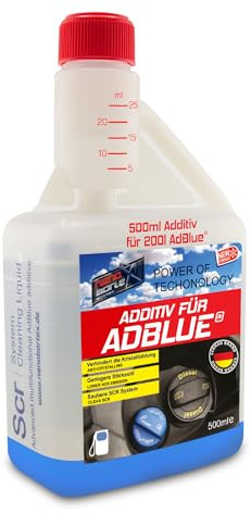 NanoBorTeX Additiv für AdBlue® – SCR-Cleaner gegen Kristallbildung und reinigt das SCR-System, verbessert die Leistung des Katalysators und sorgt für effektive Abgasreinigung – 500ml für 200l AdBlue®