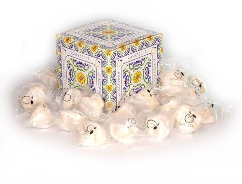 RAREZZE - biscotti di pasta di mandorla siciliane ASSORTITE di produzione artigianale, in monoporzione e scatola regalo (box kg.1). RAREZZE: torroncini, cannoli e pasticceria di Sicilia