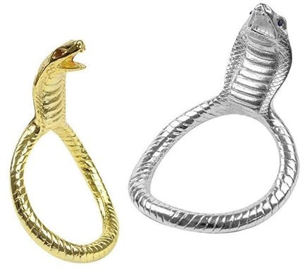 Schlangen Penisring Aus Metall Eichelring Hodenring Bondage Erotischer Cockring Hodenring Edelstahl Fetisch Penis Intimschmuck SM Spiele Extreme Sexspielzeuge Für Männer,40mm,Silver