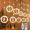 ZQEJEFD Rideau Lumineux Noël, 3M 100LEDs Guirlande Rideau Lumineux Fenêtre D'éclairage avec Minuteur et USB, Guirlande Lumineuse de Noël, Rideau Lumineux Blanc Chaud pour Noël,Mariage,Fenêtre, Patio