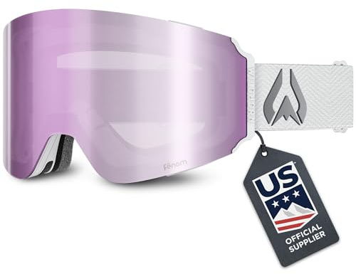 Wildhorn Maxfield Pro Ski Goggles for Men & Women - Fenom Lens Technology - Anti-Fog - Interchangeable Lenses - UV400