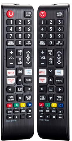 Telecomando di ricambio per Samsung Smart TV – (2 pezzi) compatibile con quasi tutti i televisori Samsung LCD LED HDTV UHD OLED 3D 4K serie