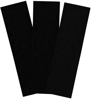 Fascia Sportiva Capelli Donna, 3 PCS Fascia Sudore Fronte, Headband Unisex per Sport, Headband Largo, Fascia Sudore, Fascia per Capelli Alla Moda Estiva, Adatto per Fitness, Yoga (Nero)