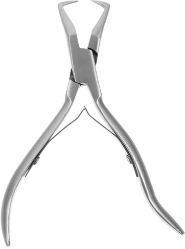 EXCEART Pinza per Estensioni Chioma in Acciaio Inossidabile Design Angolato Risparmio Fatica per Salone e Uso Domestico Colore Argento