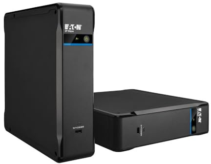 Eaton 3P Ellipse – USV Off‑Line 1700VA/1040W – 3P1700UD – 4× DIN (Batterie+ÜS) + 4× ÜS‑only, USB‑A/C, Abschaltsoftware – Schwarz (B0F9X8HTN1)