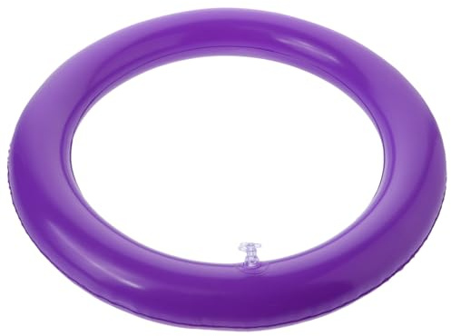 PENIKOKO Gymnastikballbasis aus PVC, Runde Lila Basis für Yoga Ball | Ballhalter, Aufblasbare Ausführung, Stabiler Halt Beim Training, Verhindert Versehentliches Verrutschen