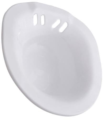 ROMISBABA Sitzbadewanne Für Toilette Mit Großem Fassungsvermögen Rutschfestes Bidet Aus Hygienischem Kunststoff Überlauf Design Platzsparend Mit Aufhängeloch Für Schwangere Und Postoperative Pflege