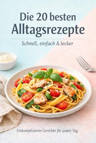 Die 20 besten Alltagsrezepte: Schnell, einfach und lecker - Ein Kochbuch für unkomplizierte Rezepte