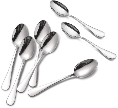 HornTide 20-Piece Tea Spoon Set Dessert Coffee Spoon Flatware Stainless Steel Mirror Polishing 5.5-Inch 14cm for Home, Kitchen and Restaurant