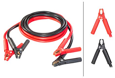 HELLA Starthilfekabel - Überbrückungskabel Auto - 5,0 Meter - Starterkabel für Benzin- und Dieselmotoren- mit Tragetasche - 8KS 236 693-001