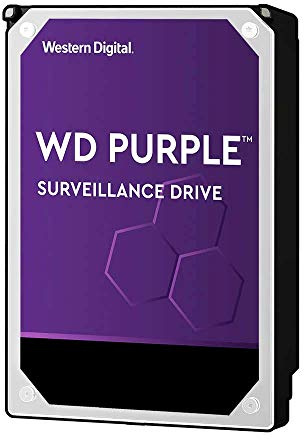 Western Digital - WD Purple 8To - Disque dur interne pour la vidéo surveillance avec technologie Allframe 4K™ - 3.5 SATA 6 Go/s, 360To/an, 256Mo Cache, 7200rpm - WD82PURZ