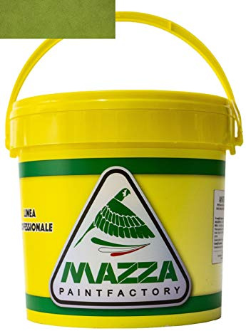 MAZZA Pittura Decorativa Per Interni Effetto Sabbiato Lt 5 Sabbia Colorificio Vernice Muro Effetto Metallizzato Cangiante Perlescente Idropittura Murale Colorata (Oro Verde Sbg3112)