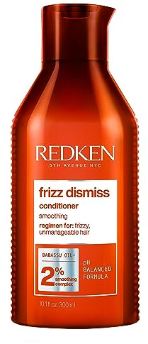 Redken | Balsam, slätar ut håret och skyddar mot luftfuktighet, Frizz Dismiss, 300 ml
