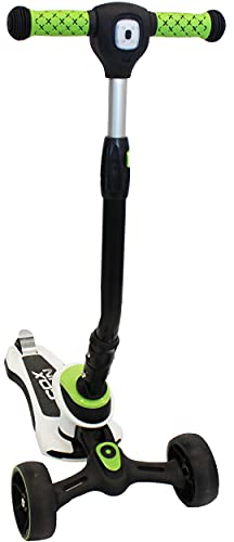 Cox Swain Kinder Roller Scooter, Frontlicht FLEX3, LED Leucht-Rollen, höhenverstellbar, faltbar, Kinder ab 3 Jahren, (Junge, Mädchen), Tretroller
