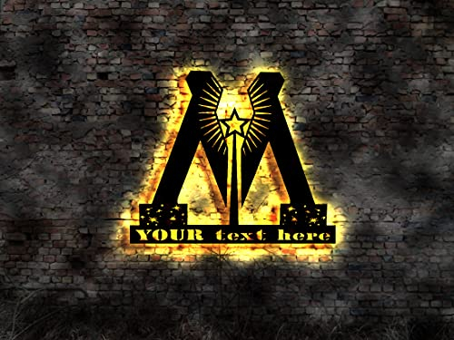 LED Sign Magier Magic Zauberer Zauberkasten Zaubertricks Hut Wizard Zauber