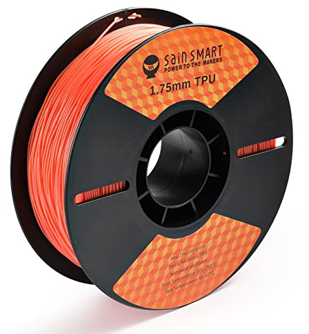 SainSmart 95A TPU Filament 3D-Drucker Filament Farbwechsel mit Temperatur 1,75 mm 1 kg/Spule