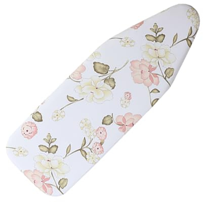 Universal-Bügelbrettbezug extra Strapazierfähig DampfbüGeleisen BüGeltischbezug Stretch-Tischdecken mit Elastischem Gummizug Ersatzbezug DampfdurchläSsig - BüGeltischbezug, mit Verschlüssen ( Color :