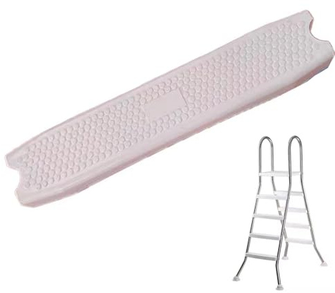 Universal-Ersatzstufen für Poolleitern, 18 Zoll, robuste Sprossen-Trittpedal-Zubehör-Leiterfläche aus geformtem Kunststoff für oberirdische Schwimmbadleitern, 2 Stück