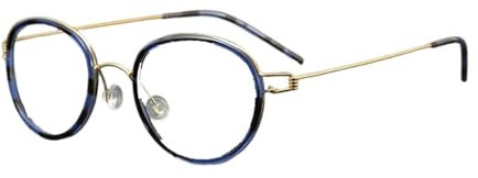 WxuuLTGJR Retro Brillengestell Titan Herren Brillengestelle Mode dünner Rahmen Damen Brillengestelle Reisezubehör Brillengestell