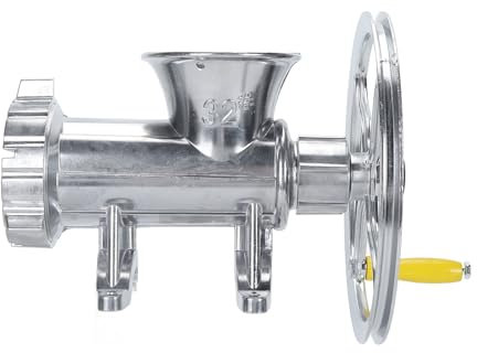 Picadora de carne manual, picadora de acero inoxidable con manivela para hacer hamburguesas caseras, carne picada y mucho más