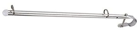 Boat Flag Staff Made of Stainless Steel, for Boat Yacht RV, 304 Stainless Steel, Sturdy, Sturdy, Long Service Life, Suitable for Outdoor Using, Compatible with Various Flags,