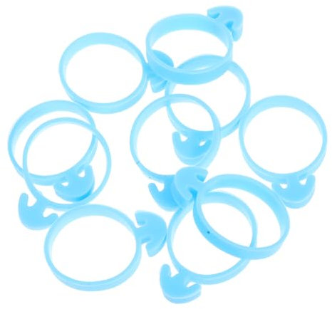 jojofuny 10pezzi Cravatte Silicone Per Sacchetti Da Strumenti Da Cucina Non Appiccicosi Per Decorazioni Di Torte e Piping Bags