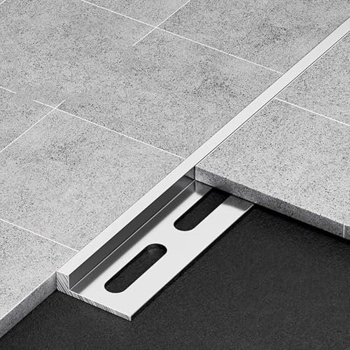 Aluminum L-Shape Tile Edge Band, 3pcs*0.9m Transition Bar For Profile Anodized, Right Angle Edge Band Floor Tile Wooden Veneer Edge Band(Bright Silver,25mmx0.9m)