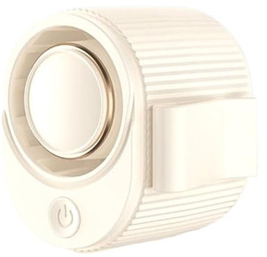 Weqizuerqi Ventilador Portátil | Ventilador Portátil Recargable Para Cintura | Dispositivo De Enfriamiento Sin Aspas Con 3 Velocidades Ajustables, 1200mAh Para Exteriores, Camping, Senderismo,