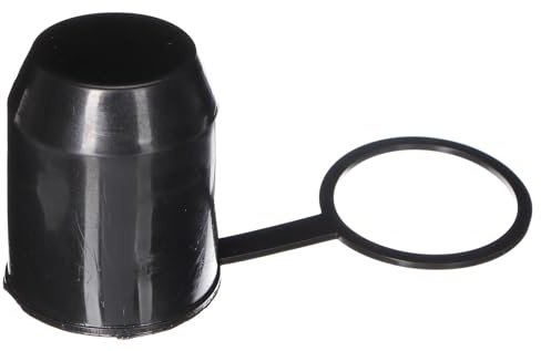 SIXTOL Car Ball Cap 2 | Couvercle de Boule avec Sangle de Maintien | Capuchon de Protection pour attelage de remorque | 50 mm | Plastique Noir