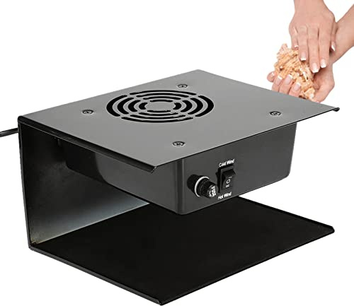 Professioneller Nageltrockner 300W - Nagelgel Schnell trocknender Nagelkunst Gel Gelpolitur Trockner für Hände Füße Heißer und kalter Wind Maniküre / Pediküre Werkzeug EU Plug