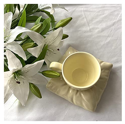 Tazze Novità in ceramica tazze da caffè in ceramica 3D cuscino cuscino cuscino cuscino design tazza carino latte creativo tazza di caffè per un regalo incredibile 6.7 oz .Tazza di caffè