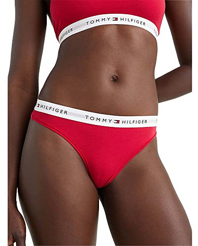 Tommy Hilfiger Perizoma Donna Tanga, Rosso (Primary Red), XL