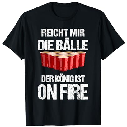 Beerpong Herren Bier Pong Bierpong T-Shirt