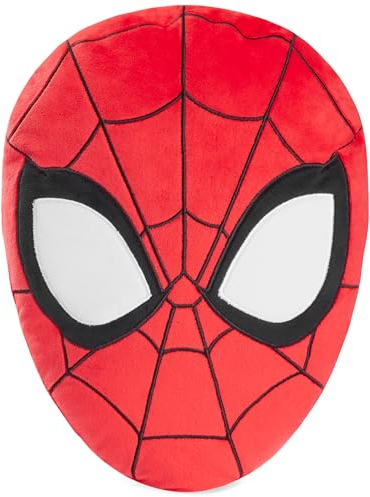 Disney Stitch Cojín 3D, Almohada Decorativa para Sofá, Cojines Cama Decorativos para Niños Mujeres, Ideas Regalo (Rojo Spiderman, L34 x W25)