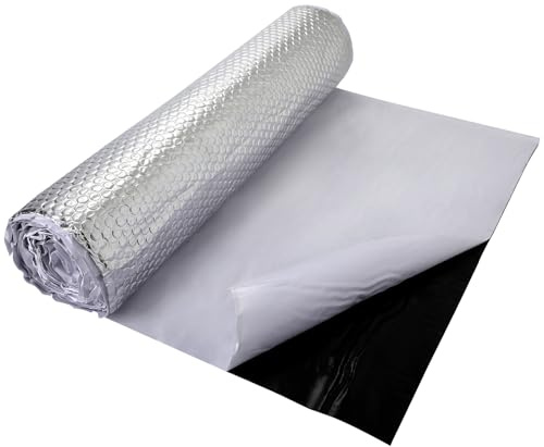 Baketron 1 Rollen 2 qm Alubutyl 50cm x 400cm x 2mm Dämmmatte selbstklebend Auto Dämmung Anti Dröhn Matte Fahrzeugdämmung